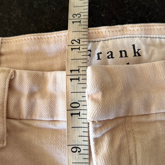 Frank & Eileen Derry Slim Straight Mid-Rise Jeans, Sand Waist 28 - Picture 12 of 14